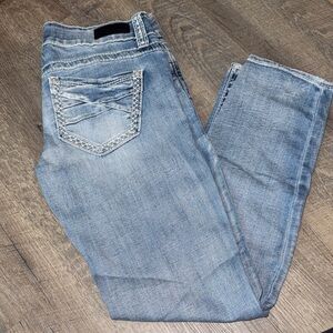 Daytrip Women's Faded Blue Skinny Jeans